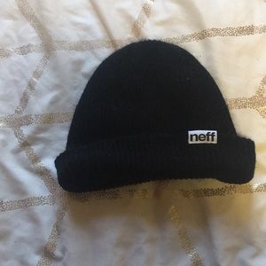 Black neff beanie